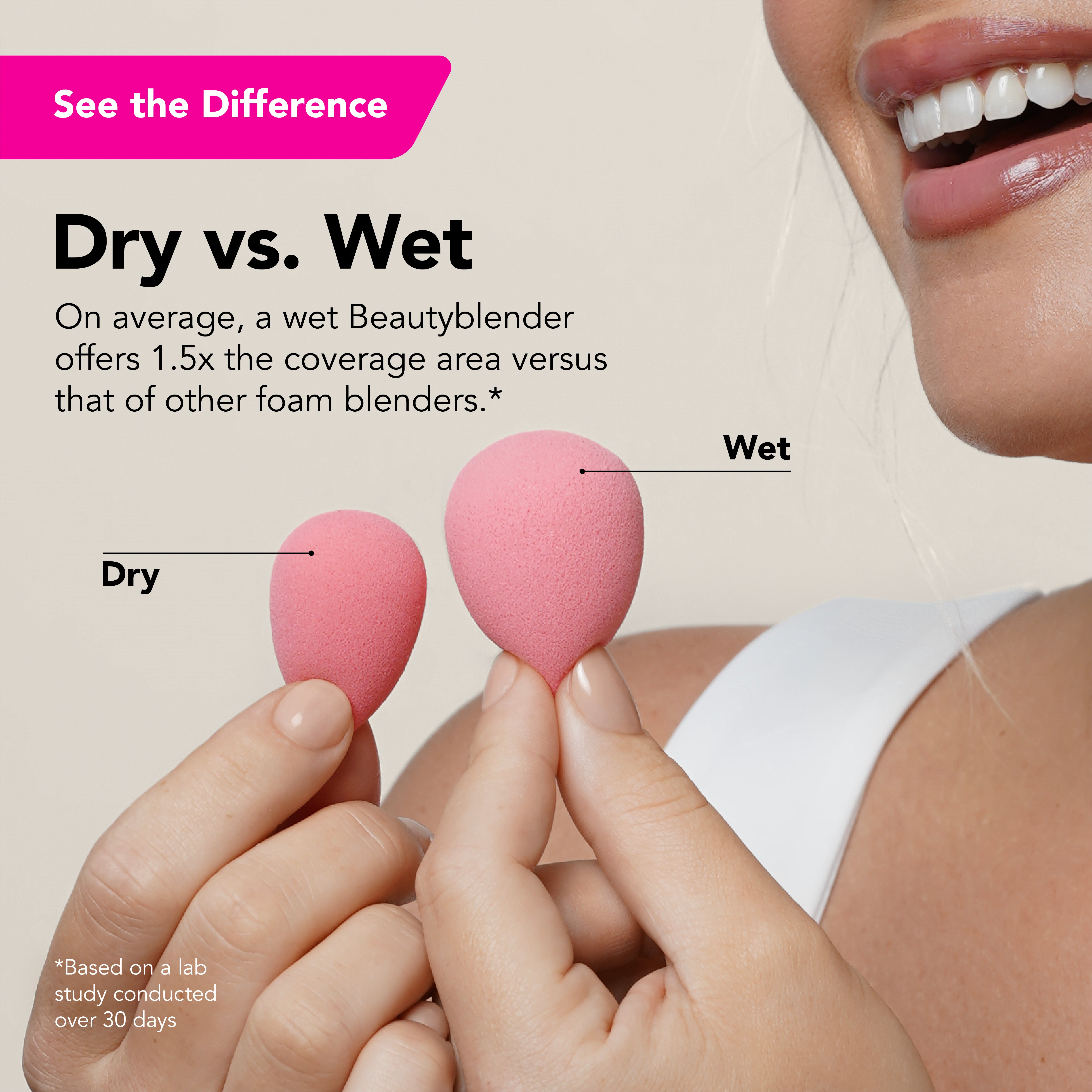 Beautyblusher Cheeky Mid-Sized Makeup Sponge