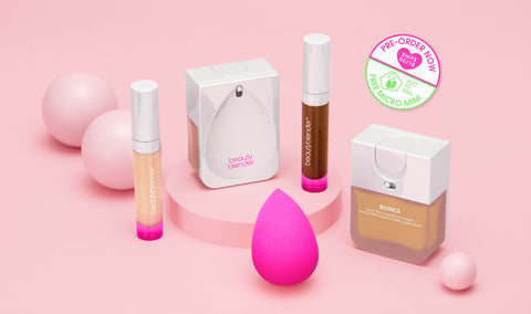new beauty blender packaging including concealer and foundation
