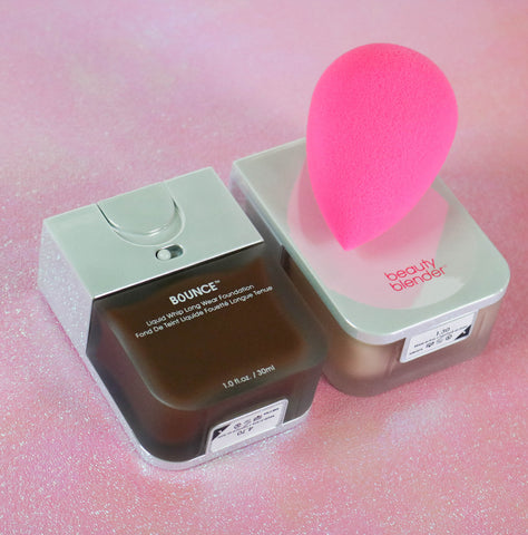 Original Beautyblender and liquid foundation