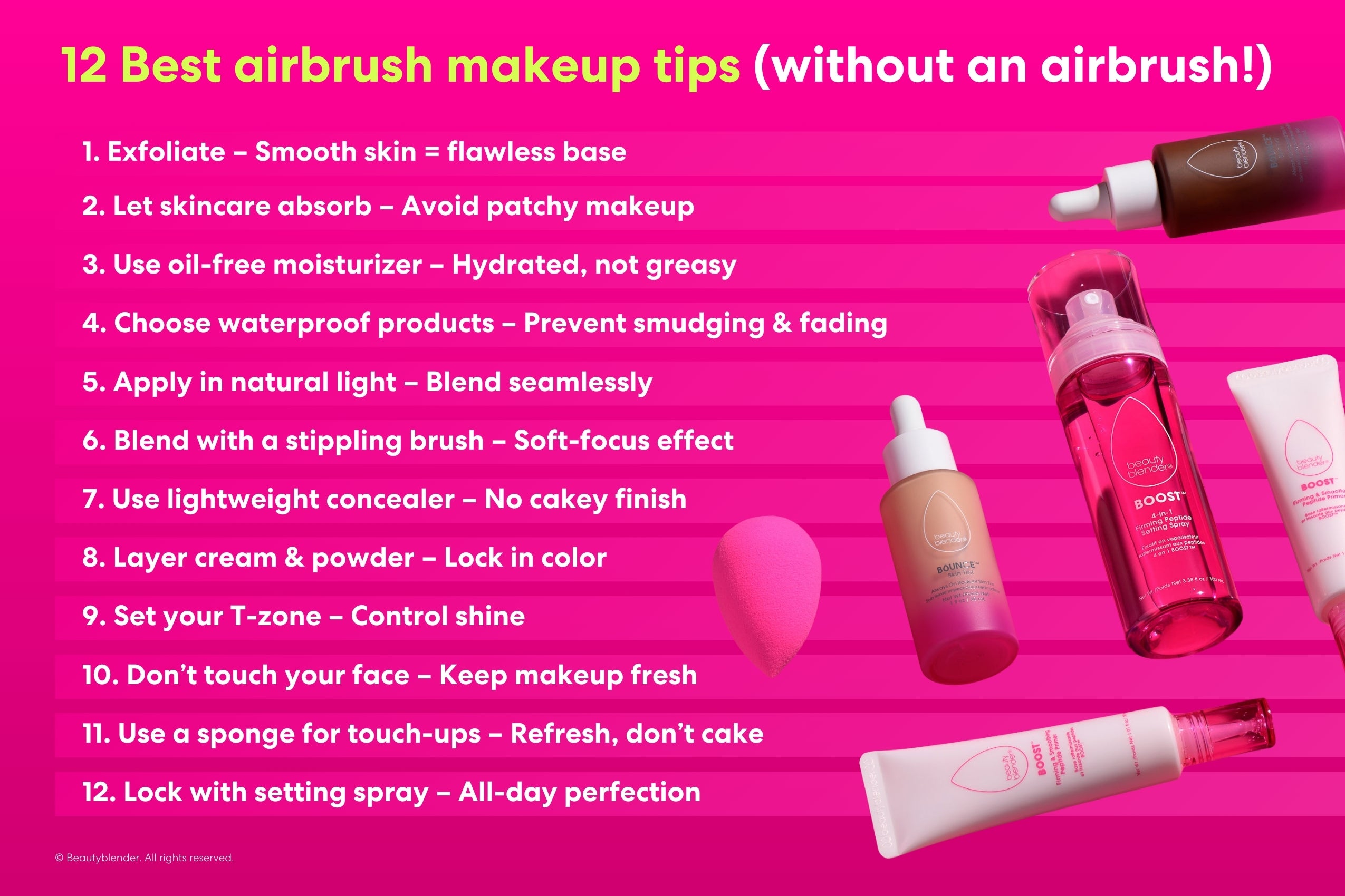 12 Best airbrush makeup tips (without an airbrush!)