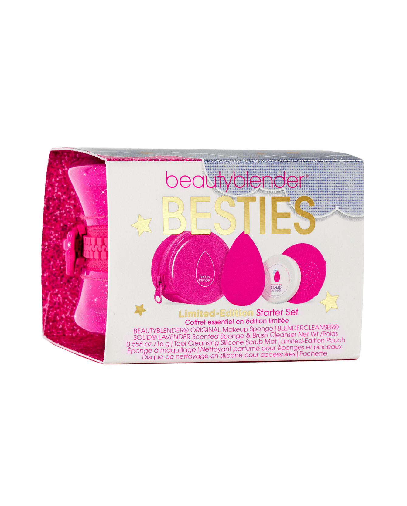 BESTIES Limited-Edition Blend & Cleanse Starter Set Glitter view 2