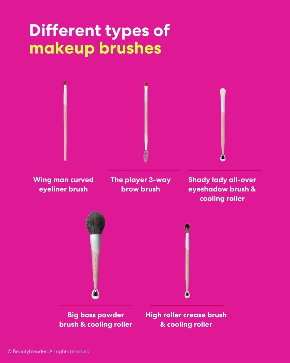 Different Types of Makeup Brushes