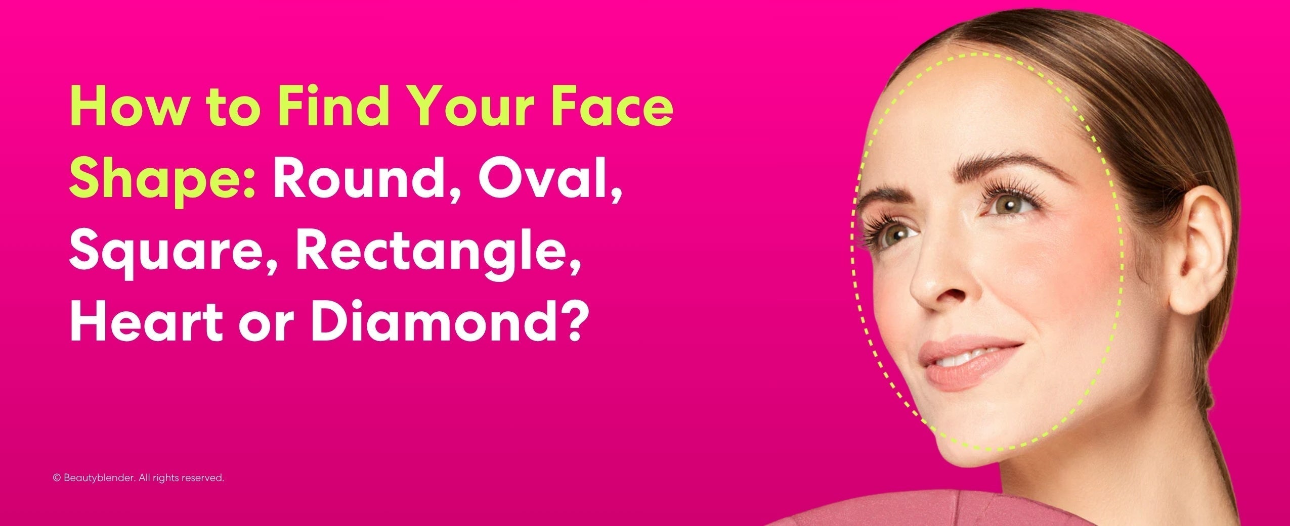 How to find your face shape: Round, oval, square, rectangle, heart, or diamond?