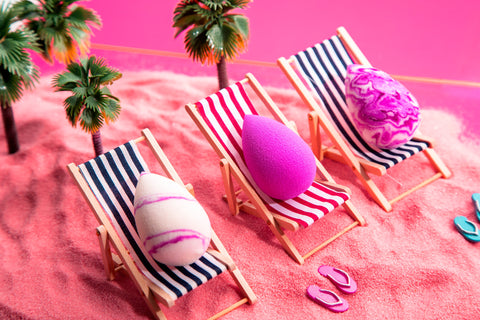 protecting skin from the sun at the beach