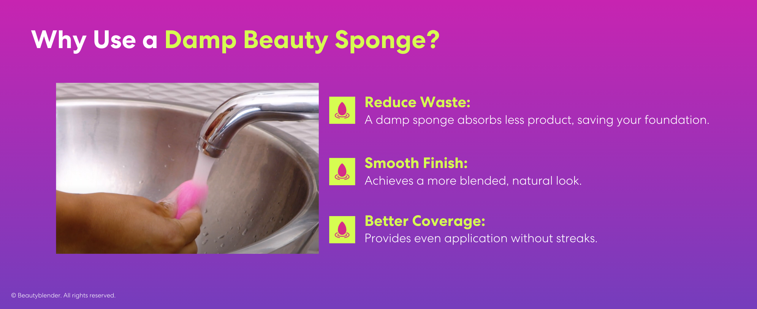 Why Use a Damp Beauty Sponge
